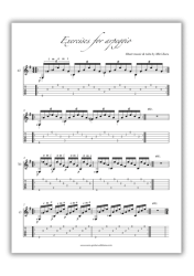 Exercises for arpeggio 