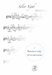 Three Christmas Carols / for solo guitar 